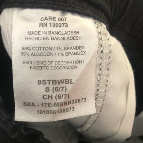 Wrangler Boys Black Drawstring Waist pants 6-7 - Picture 4 of 4